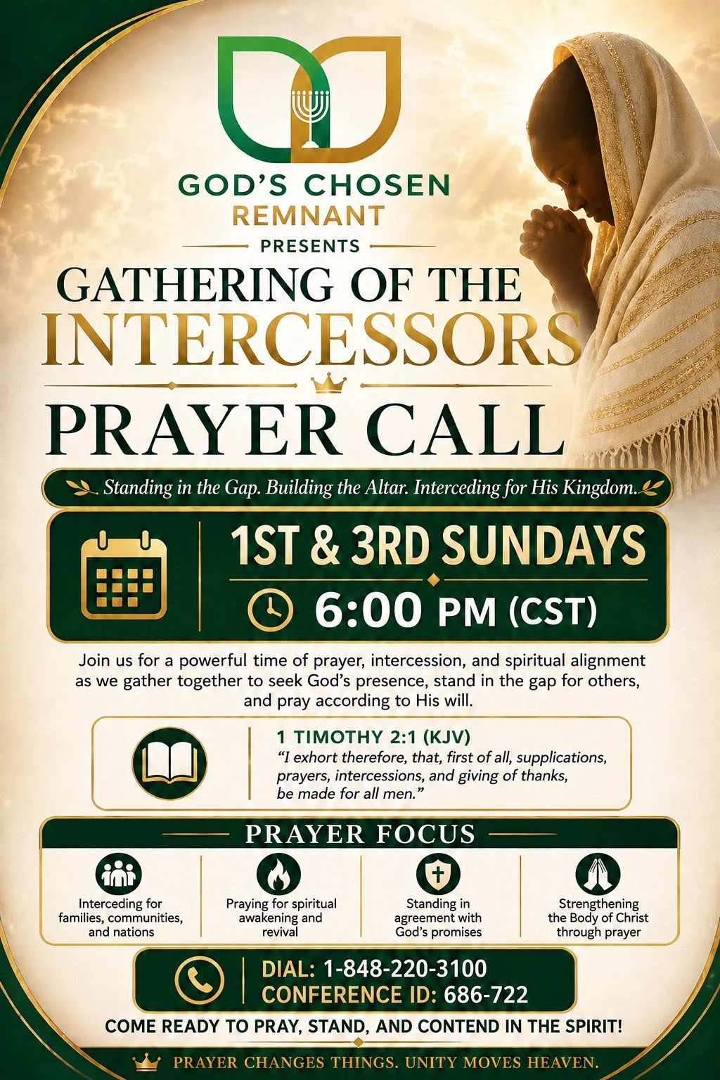 Gathering of the Intercessors Flyer