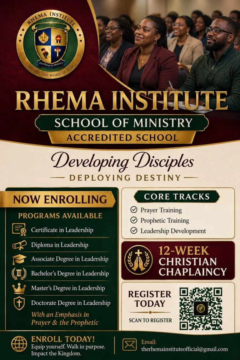 Rhema Institute Flyer